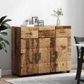 vidaXL Servírovacia skriňa FLORIN 88,5 x 30,5 x 73 cm Staré drevo