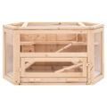 vidaXL Klietka pre škrečka 80x40x43 cm jedľové masívne drevo