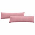 vidaXL Vankúše na pohovku 2 pcs Ružová 145 x 40 cm Kordúrová tkanina