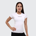 Dámske tričko FIT White - GymBeam, veľkosť S