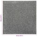 vidaXL Koberec 20 ks Sivá 50 x 50 cm 100% polypropylén