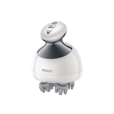 Yesido IPX7 Waterproof Head Massager MG12 white 1200mAh 15-minute sessions