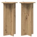 vidaXL Stojan na rastliny 2 ks Dub artisan 40 x 40 x 80 cm