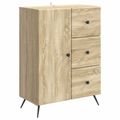 vidaXL Servírovacia skriňa Dub sonoma 66 x 34,5 x 90 cm
