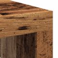 vidaXL Konferenčný stolík staré drevo 100x100x35cm drevotrieska