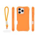 Puzdro Safepop s remienkom pre iPhone 16 Pro 6,3" oranžové