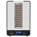 vidaXL Sušička potravín s 10 poschodiami, 550 W, biela