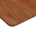 vidaXL Štvorcová stolová doska tmavohnedá 80x80x1,5 cm lakovaný dub