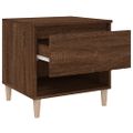 vidaXL Nočné stolíky 2 ks hnedý dub 50x46x50 spracované drevo
