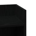 vidaXL Bočné stolíky 2 ks s policou čierny 25,5x27x60 cm