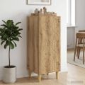 vidaXL Servírovacia skriňa Dub artisan 33 x 34,5 x 90 cm