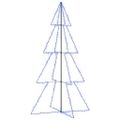 vidaXL Vianočný stromček, kužeľ, 360 LED, dovnútra aj von 143x250 cm