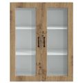 vidaXL Dvierka na umývačku Kalmar Remeselný dub 80 x 31 x 100 cm