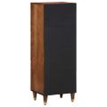 vidaXL Highboard s poličkou Hnedá 40 x 33 x 110 cm Masívne mango drevo