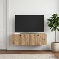 vidaXL Nástenná TV skrinka 99 x 41 x 30 cm Dub artisan