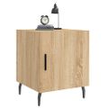 vidaXL Nočné stolíky 2 ks dub sonoma 40x40x50 cm kompozitné drevo