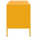 vidaXL TV skrinky 2 ks horčicovo-žlté 68x39x50,5 cm oceľ