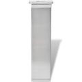 vidaXL Nohy pohovky 4 pcs Strieborná 38 x 38 x 180 mm Železo