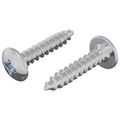 vidaXL Samorezný skrutkový klinc 2 ks Zinkovaný 4 x 20 mm Oceľ
