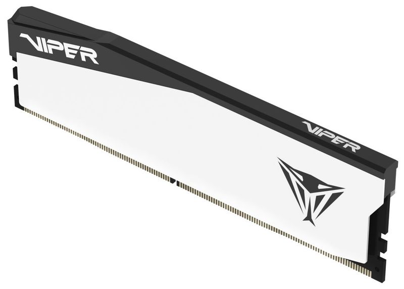 PATRIOT VIPER Elite 5 16GB DDR5 6000MT/s / DIMM / CL40 / XMP 3.0 / 1,1V / Pamet, DDR5, 16GB, 6000MHz, CL30, XMP 3.0, EXPO, hliníkový chladic, bílá/cerná