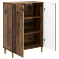 vidaXL Servírovacia skriňa Staré drevo 66 x 34,5 x 90 cm