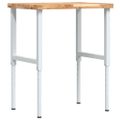 vidaXL Pracovný stôl 80x60x(73-99,5) cm masívna akácia obdĺžnik