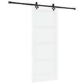 vidaXL Posuvné dvere ORKDAL 83 x 202 cm Borovicový masív Biela