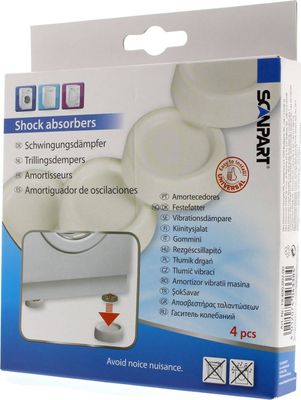 ScanPart Tlmiace podložky pod práčku, 4 ks
