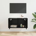 vidaXL Nástenná skriňa pre TV 80 x 34.5 x 40 cm Čierny dub