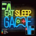 Forever Light Neon PLEXI LED EAT SLEEP GAME multicolor FPNE33