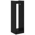 vidaXL Stojan na rastliny Čierny dub 30 x 30 x 100 cm Kompozitné drevo