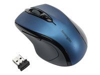 Myš - pre pravákov - optická - bezdrôtová - 2.4 GHz - bezdrôtový prijímač USB - zafírová modrá