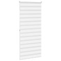 vidaXL Zebra roleta biela 95x200 cm šírka látky 90,9 cm polyester