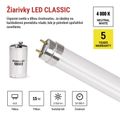 LED trubica T8 15 W 120 cm neutrálna biela