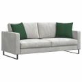 vidaXL Vankúše na pohovku 2 pcs Tmavozelená 45 x 45 cm