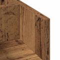 vidaXL Organizér na pult Staré drevo 44,5 x 24 x 25 cm