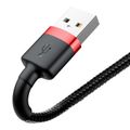 Baseus Cafule USB Lightning kábel 1,5 A 2 m (čierny + červený)