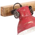 vidaXL Nástenná lampa 25 W šmuhovaná červená 90x25 cm E27