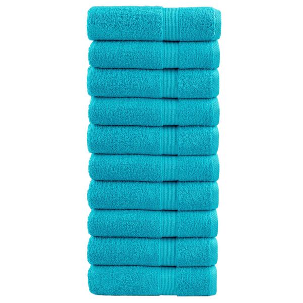 vidaXL Prémiové osušky SOLUND 10 ks fialové 100x150 cm 600 g/m2