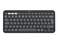 Klávesnica - bezdrôtová - Bluetooth LE - QWERTY - US medzinárodná - tonal graphite
