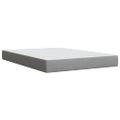 vidaXL Boxspring posteľ s matracom bledosivý 140x190 cm látka