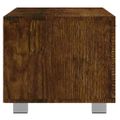 vidaXL TV skrinka dymový dub 120x40,5x35 cm spracované drevo
