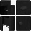 vidaXL Highboard Čierny dub 60 x 35,5 x 103,5 cm Kompozitné drevo