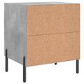 vidaXL Nočný stolík betónovo sivý 40x35x47,5 cm kompozitné drevo