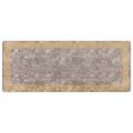 vidaXL Behúň MARSA Sivá 100 x 250 cm Polyester a PVC