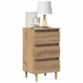 vidaXL Nočná skrinka Artisan Dub 40x35x69 cm Drevo