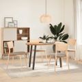 vidaXL Nohy ku konzolovému stolíku 4 ks, antracitové, 72 cm, oceľové