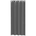vidaXL Voálové závesy s priechodkami 2 ks tmavosivé 140x225 cm