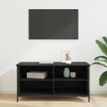 vidaXL TV skrinka 100 x 40 x 50 cm Čierny dub Kompozitné drevo