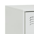 vidaXL TV skrinky 2 ks biele 67x39x44 cm oceľ